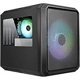 Itek Case QBO 8 EVO - Micro ATX, USB3, 200+120mm ARGB fan, Card Reader, 3x Trasp Window