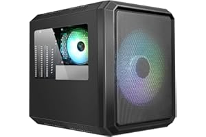 ‎ITEK iTek Case QBO 8 EVO Micro ATX, USB3, 200+120mm ARGB Fan, Card Reader, 3X Trasp Window Schwarz
