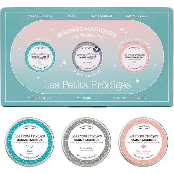 LES PETITS PRODIGES Magischer Balsam – 100% Natürliche Mehrzweck-Pflege Für Gesicht, Lippen, Hände & Körper, 10-in-1