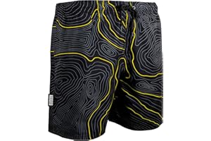 GUGGEN Mountain Badehose für Herren Schnelltrocknende Badeshorts 2335 mit Kordelzug Beachshorts Boardshorts Schwimmhose Männer