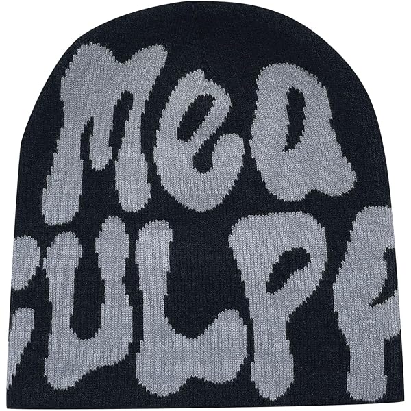 Bonnet Y2K pour femme - Avec lettres imprimées - Hip Hop - Bonnet tricoté chaud - Bonnet d'hiver - Bonnets tricotés pour femme - Bonnet coulissant - Chapeaux d'hiver, a-noir, taille unique Bonnet Y2K pour femme - Avec lettres imprimées - Hip Hop - Bonnet tricoté chaud - Bonnet d'hiver - Bonnets tricotés pour femme - Bonnet coulissant - Chapeaux d'hiver, a-noir, taille unique