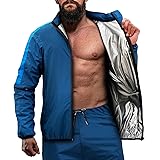 RDX Tuta Sauna Dimagrante Uomo Donna, Reach Oeko Tex 100 Certificato, Tuta per Sudare Tute Tuta Termica, Tute Sportive Sudora