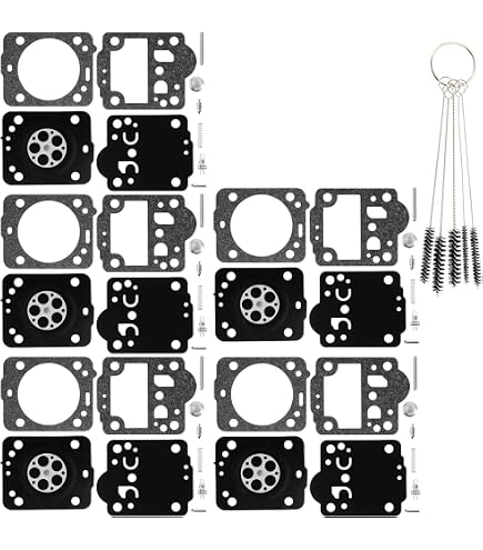 QAZAKY 2pc Carburatore A Membrana Guarnizione Rebuild Kit Di Riparazione Di Ricambio Per Tillotson HL Serie RK-88HL Homelite 4-20 7-19 6-22 5-20L 7-19C 7-21 600D 600D1 660D 663 700D 700G - 13