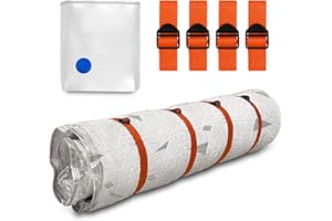 LVYSHOW Mattress Vacuum Bag for Storage and Moving, Vacuum Mattress Bag with Straps for Latex, Hybrid and Foam Mattresses, Double/King Size