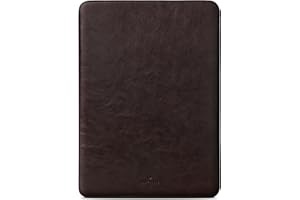 Comfyable Laptop Sleeve 14 Inch Precisely Compatible with MacBook Pro M4 M3 M2 M1 Pro/Max 2024, Faux Leather Cover Case 14 in, Dark Brown