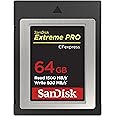 SanDisk Extreme Pro CFexpress-Speicherkarte Typ B 64 GB (1.500 MB/s Lesen, 800 MB/s Schreiben, RescuePRO Deluxe, ruckelfreie 