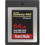 SanDisk Extreme PRO CFexpress, scheda di memoria tipo B 64 GB (velocità di lettura fino a 1500 MB / s, per video RAW 4K, comp