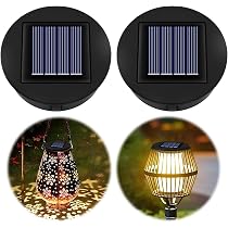 Boîtier Solaire De Remplacement Pour Silhouette Métal – éclairage LED Blanc / Changement Couleur, 3 Positions, Plastique Résistant