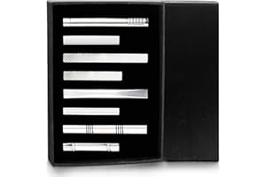 Milacolato 4-10Pcs Pince à Cravate pour Homme Classique Cravate Bar Clips Set Affaires Mariage avec Boîte-Cadeau