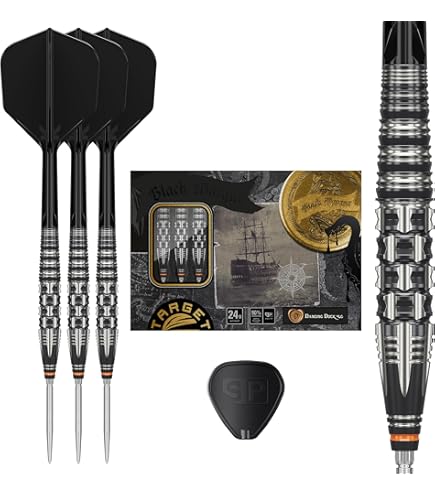 Target Japan Black Marque Max Dancing Duck G4 Steel Tip Darts with