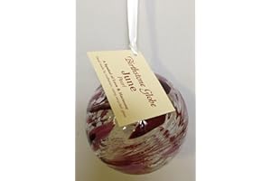 MILFORD COLLECTION June Birthstone - Pearl - Hanging Birthstone Globe 6cm