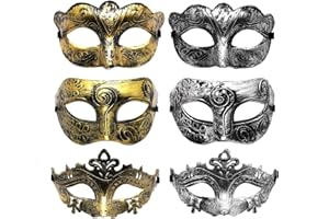 VKI® Maskerade Gesichtsmaske Masken Männer Roman Centurion Gladiator Sparticus für Kostümball, Halloween, Party, Maskenball