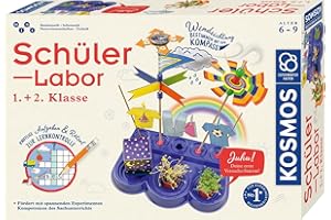 KOSMOS 636111 Schülerlabor 1. und 2. Klasse, Grundschule, spannende Experimente zu Natur und Technik, Lernen mit Spaß, am Lehrplan der Schule orientiert, Experimentierkasten für Kinder ab 6-9 Jahre