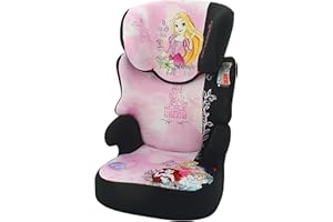 NANIA Silla de coche elevador BEFIX grupo 2/3 (15-36kg) - 4 estrellas ADAC -Princess Disney first