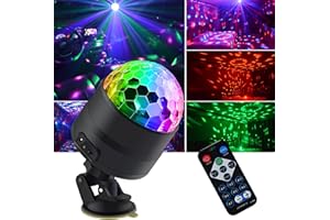 Disco Ball Light Party Lights dj Disco Lights, led Mini Colors Stage Lights Sound Activated Automatic, Strobe Light Halloween