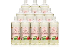 ‎KIESELGREEN KieselGreen Bioethanol 12 x 1 Liter mit Duft für Ethanol-Kamin, viele Sorten - Bio Ethanol als Raumduft in vielen Duftnoten - Parfüm für Bio Ethanol Kamin Indoor oder Bioethanol Tischfeuer (AZ)