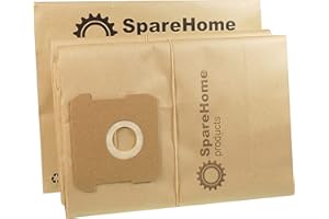 RELEMAT SpareHome® 10 Bolsas alta filtración compatibles con aspiradores Einhell 12L TC-VC1812S