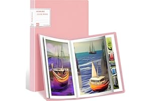 LANKYBOX A2 Diamond Painting Storage Book, Diamond Art Kits Folder Display Book， 30 Clear Pockets for Storing Diamond Painting 60 x 42 cm or Smaller