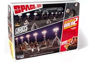 Mpc 1:48 Spazio: 1999 Nuclear Waste Area 2 Diorama Con Bonus 1:24 Moon Buggy - Mpc860