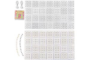 SJZWSD 2000+ Pieces Letter Beads, 2 Box Set Alphabet Beads for Bracelets, Round Number & Heart Beads, 5 m Elastic Cord Jewellery Craft Set, Ideal for Friendship Bracelets (Black + Gold)