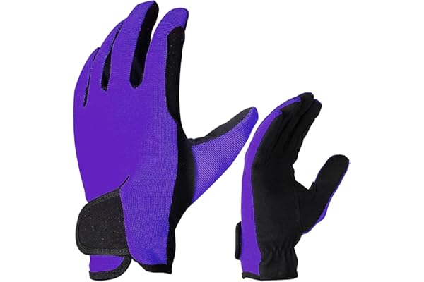 Gants d'équitation pour jeunes filles et garçons - Gants pour sports de plein air - Gants d'équitation