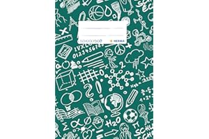 HERMA 19417 - Copertina per quaderni, formato A5 Schoolydoo, 10 pezzi, copertina con etichetta in pellicola di polipropilene resistente e lavabile, set di copertine per quaderni scolastici, colorati