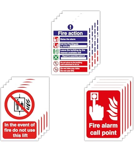 Lift' Sign, Self Adhesive Taktyle , Blue ,(150mm X 150mm - View #7