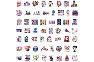 VAWSVOCS 110pcs Kp-op D-Demo-n H-Hunters Goodies Autocollants Stickers, Boys Ji nu Der py Sticker Autocollants en vinyle imperméables pour adolescentes Cadeau Anniversaire (A)