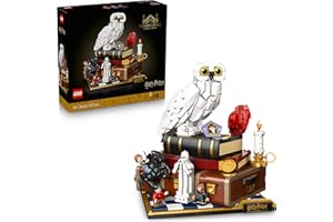 LEGO Harry Potter L’École des Sorciers – Édition Collector - Maquette DIY - Décoration Intérieure - Scènes Miniatures du Film - Figurine d'Hedwige - 3 Minifigurines - Idée Cadeau pour Fan Adulte 76466