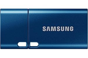 Samsung USB C Flash Drive 256GB 400MB/s Read 110MB/s Write USB 3.1 Flash Drive for Notebooks, Tablets and Smartphones, Blue, MUF-256DA/APC