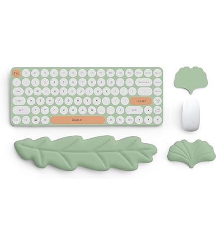 BelugaDesign Shark Wrist Rest | Cute Kawaii Anime Pastel Blue Wrist Pad - View #4