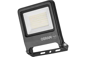 Osram ENDURA FLOOD PC 50W LED-Fluter, 3000K warmweiß, 5000 Lumen, IP65 Flutlicht, nachhaltiges Aluminium, 100 lm/W Effizienz, Dunkelgrau