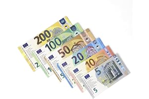 Learning Resources-60 Note Euro Paquete de Dinero de 60 Notas, Color (LSP1800EUR)