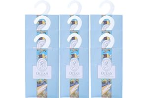GOPERFUMME 9pcs Profuma Armadio Vestiti, Profumatori Armadio e Cassetti, Profumo Aromi Sacchetti Lavanda Profumati per Armadio Cassetti Armadietti, Profumatore Auto, Scarpiera Deodorante Armadio (9Oceano)