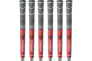 Golf Grip Tour Fit Dual Compound Premium Half Cord Golf Grips Standard Midsize Golf Grips with Golf Tape Set of 1/3/6/9/13