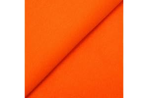 DESHOME Zenit 5 metri - Tessuto al metro impermeabile per esterno spalmato PVC stoffa rigida per tappezzeria esterni, borse, zaini, valigie - Arancione