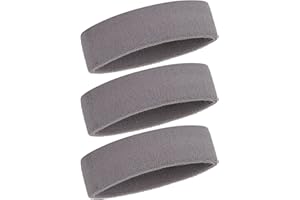 ONUPGO Headband Sports Sweatbands - 3/6/12 Terry Cloth Striped Head Band/Wrist Band Set Athletic Ćwiczenie Koszykówka Headbands Moisture Wicking Bluza Absorbing Band