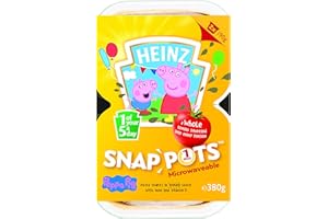 Heinz Peppa Pig Pasta Shapes in Tomato Sauce Snap Pot, 380 g (Pack of 2)