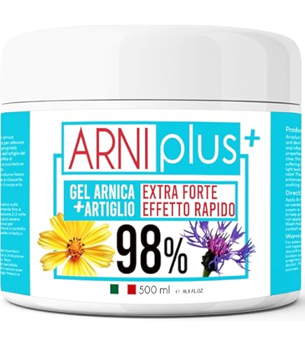 Teufelskralle Gel Forte 98% Wrmewirkung 550 ml mit Arnika, Vitamin E und  Kampfer, Massagegel Ideal bei Gelenk, Muskel und Prellungsschmerzen, 100%  BIO Zutaten Made in Italy - FITOATTIVI : Amazon.de: Drogerie & Krperpflege