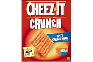 Cheez It Crunch Zesty Cheddar Ranch Crackers 191g