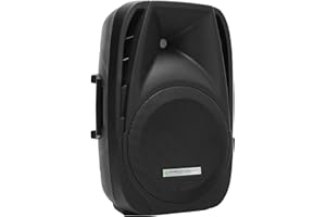 Pronomic PH12 Bühnen- und Konzertlautsprecher, PA-Lautsprecher, Mobile PA-Box für unterwegs, 160 W RMS / 300 W Peak, 12" Woofer, 34mm Hochtontreiber, Input & Thru - SPK kompatibel, Passivbox schwarz