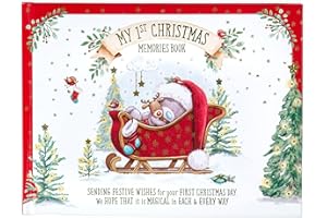 ME TO YOU BEAR Me to You Tiny Tatty Teddy Baby's First Christmas Memory Book - Official Collection, Cream