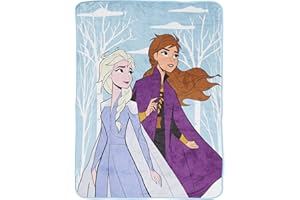 Jay Franco Disney Frozen Schwestern zusammen 130cm x 150cm superweiche Decke