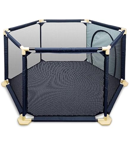 Box Bambini Akeraq 150x150cm - Con Materassino, Palline, Sonaglio, Rete Traspirante, Portatile