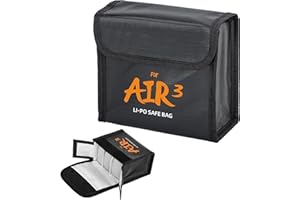 CERFFOOL Borsa di sicurezza per batteria per DJI Air 3S 3 a prova di esplosione a prova di radiazioni a prova di fuoco custodia protettiva per batteria al litio per accessori per droni, Per 3