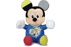 Clementoni - Baby Mickey Lightin Plush Peluche Multicolore, 17206