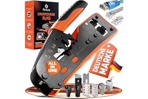 Fortura® rj45 crimpzange / CAT7,CAT6a,CAT6,CAT5e /RJ11,RJ12 / netzwerk werkzeug set/crimpzange netzwerkstecker