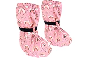 HECKBO Baby Regenfüßlinge ohne Vlies Regen Schuhüberzieher Regen Schuhüberzieher - 3-24 Monate - Überziehschuhe Krabbelschuhe