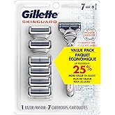 Gillette Skinguard Erkek Tıraş Makinesi, 1 Sap, 7 Tıraş Bı&ccedil;ağı Yedeği İ&ccedil;erir (ambalaj değişebilir)