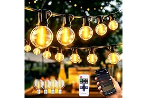 50M Utomhus Ljusslinga LED, Utomhus Ljusslingor G40 Ljuskedja Girland Ljus LED Linga med Vattentät Inomhus Garland Outdoor Fa